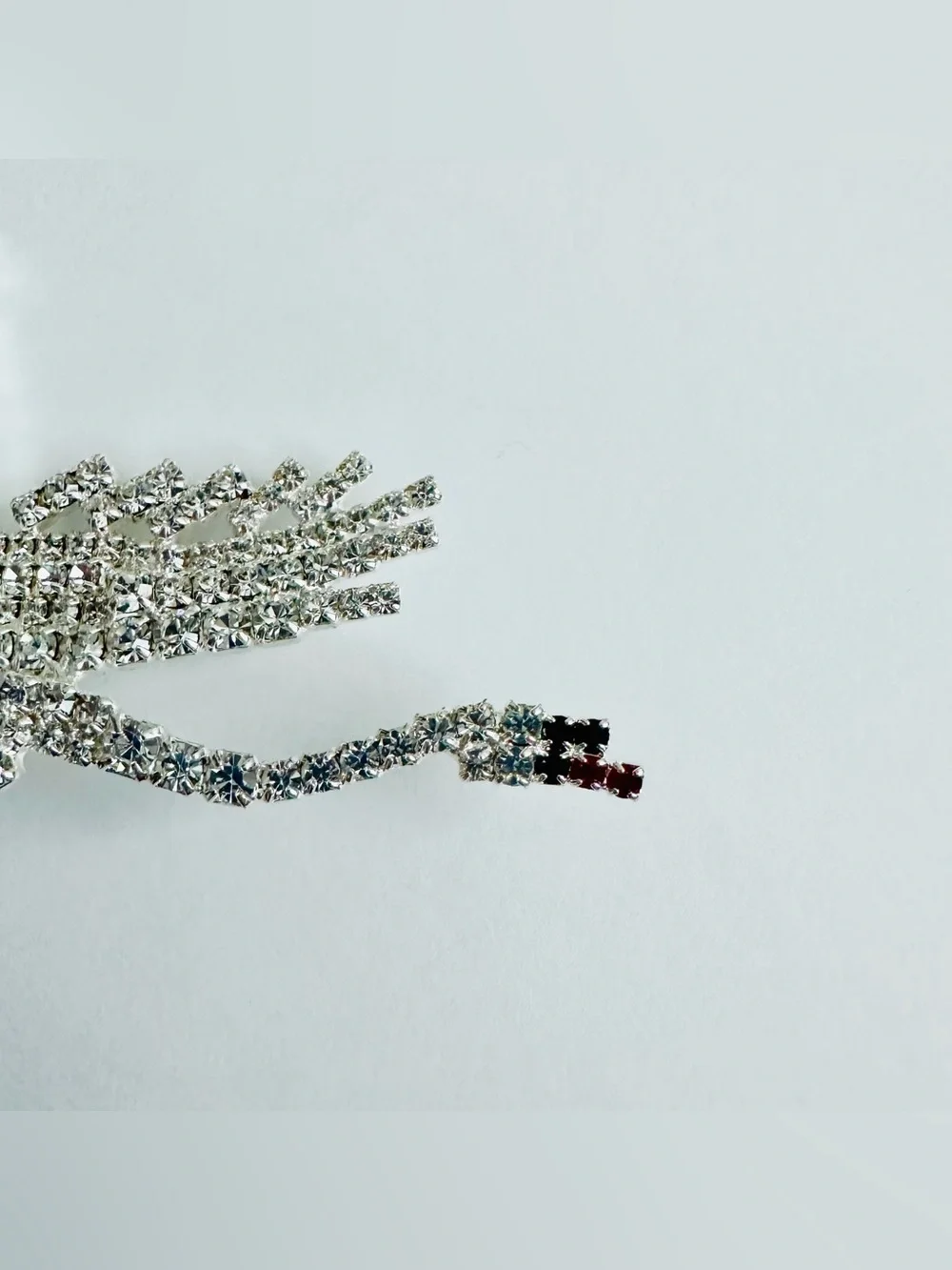 ART SCHOOL London Crystal Crane Hairpins Set Rhinestone Bird Bobby Pins NWT
